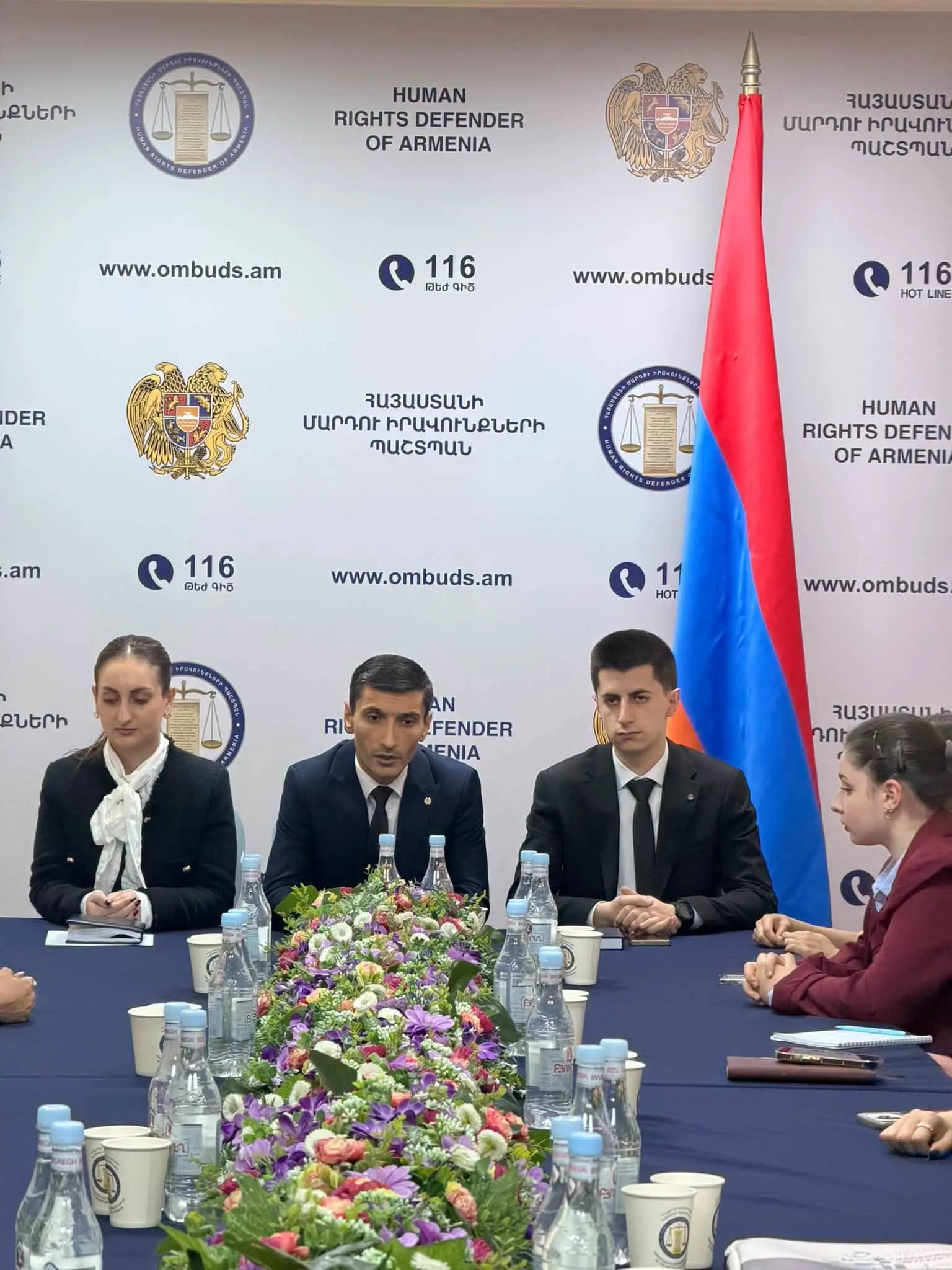ՄԻՊ աշխատակազմի գլխավոր քարտուղար Անդրանիկ Եղոյանն ընդունել է Հայաստանի եվրոպական համալսարանի ուսանողներին
